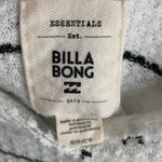 Billabong  White & Black Striped Waffleknit Pullover Hoodie Photo 2