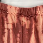 Maronie New Tie Dye Lounge Shorts Pull On French Terry Knit Rust Photo 11