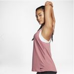 Nike  Dri Fit Breathe Racerback Training Pink Gray Tank Women Size Medium NWT Photo 6
