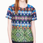 J.Crew Gemstone Floral 100% Silk Top BlouseNew NWT SZ 6 #2009 Photo 0