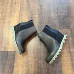 Sorel Joan of Arctic Wedge III Chelsea Bootie Dark Moss/Sage Size 7.5 Photo 6