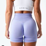 NVGTN  Women's Sz Medium Pro Shorts High Rise Light Purple New NWT Photo 1