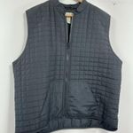 Womans Crossroads Woman Quilted Vest 1x black Full Zip Mock Neck Photo 0