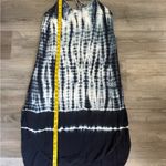 Anthropologie Cloth & Stone Tie Dye Midi Dress Navy White Photo 9