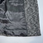 Karen Millen  Tweed Women’s Long‎ Vest Size 8 Wool Cotton Blend Black Photo 5