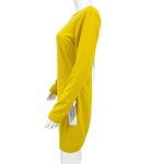 Dress the Population  Dress Women’s Size Large Mini Yellow Lola Crewneck Open Photo 1