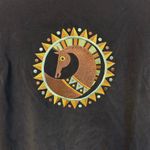 Bob Mackie  Black Faux Suede Southwest Horse Embroidery Full Zip Jacket Womens SM Photo 8