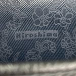 Hiroshima Black Pebbled Leather Buckle Crossbody Messenger Shoulder Bag Photo 6