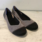 Rothy's Shoes Womens Size 7 Black Cap Toe Flats Washable Ballet Eco Friendly Photo 0