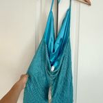 Meshki  Siya Halter Glow Mesh Mini Dress Photo 5