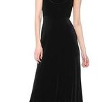 Jenny Yoo  Collection NWT Black Velvet Sullivan Dress Maxi Bridesmaid Gown 4 Photo 0