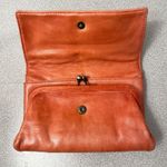 Anthropologie  Wallet Coral Womens Folding Smooth Leather 7x5.5in Photo 9