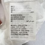 ON 34th Rushed Corset Midi Dress 100% Cotton Small Sleeveless White Coastal‎ Photo 5