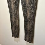Seven7 Brown Snakeprint Skinny Stretch Jeans Size 4 Photo 3