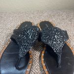 Pons Quintana Womens Woven Black Leather Sandals Sz 40/ 9 Photo 5