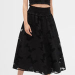 Hill House  Black Midi Dress Photo 0