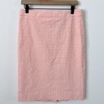 J.Crew  Gingham Seersucker Pencil Skirt Photo 3