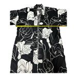 Clothes by kvp. Ingrid Robe in Calla Lily S/M linen robe top Black Photo 6