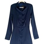 LIONESS  Mirror Image Mini dress Satin Blue Size XS Retro boho chic party event Photo 1