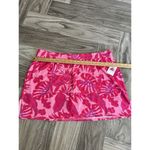 Juicy Couture Juicy by  Skort Womens Size 1X Pink Floral Leaf Hawaiian Beach Photo 2