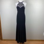 Say Yes To The Prom Dress Gown 5 Black Halter‎ Rhinestone Embellished Gown Long Size undefined Photo 2
