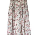 Altar'd State Altar’d State White Floral 2 Piece Maxi Crop Top Set XS Photo 0