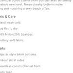 l*space L* Peach Estelle cutout side Bikini Swim Bottoms M Photo 6