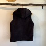 Ralph Lauren  Cozy Winter Layer Black Hooded Zip Up Plush Lined Size Small Photo 7