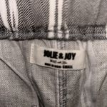 CLEARANCE Shorts NWT SZ S Frayed Hem Tie Elastic Waist Striped Beach Jolie & Joy Black Photo 7