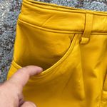 Under Armour UAS Rain Faux Leather Tennis Skirt Mustard Yellow 2 Photo 4