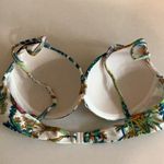 Recco Size Large Underwire Brazilian Floral Bikini Set. New with Tags. Blue Photo 2