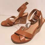 Wedge Heels, Size 7 1/2 Brown Photo 0