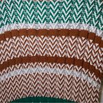 Rebdolls NWT  Green/Brown/White  Striped Knit Sweater Dress size 3X Photo 13