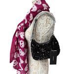 Nicole Miller  Black Sequin Shoulder Bag Evening Purse Photo 8