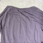 Calia Purple Long Sleeve Cropped Tie Top Size M Photo 6