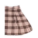 Copper Key NWT Pleated Mini Skirt L Plaid Pink Academia Preppy Fall School Soft‎ Grunge Photo 5