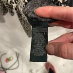 Harvé Benard Vintage 90’s wide collar old money leopard tie front chunky button sweater warm Photo 4