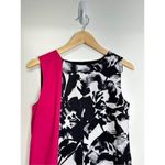 Nine West Dress Womens A-line 6 Colorblock Floral Multicolor Photo 3