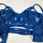 Torrid  Straps & Rings Satin Underwire Longline Bra with Strappy cage details  Photo 6