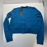 MiuMax Crop Ribbed Cardigan XS NWT Black Photo 2