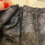 Likely  Lace Driggs Black Dress Strapless Lined Draped Flouce Fitted Skirt Slit 2 Photo 6