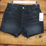 J Brand NWT  Black High Waist Jeans Shorts Photo 3