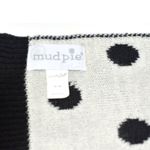 Mud Pie  Black/White Polka Dot Convertible Infinity Brown Button Trendy Mod Scarf Photo 1