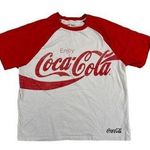 Aeropostale - Coca Cola Classic Logo T Shirt in White and Red Photo 0