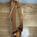 Dooney & Bourke Hobo East/West Mini Slouch Tan & Leather Photo 13