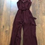 Xhilaration burgundy one piece romper Photo 7