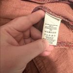 Free People  Women's Rosewood Washed Linen Moto Jacket Photo 6