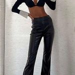 Princess Polly Braden Pant Leather Flare Pants 2  Photo 0
