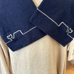 Vineyard Vines navy 100% merino wool unisex scarf Photo 4