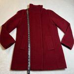 J.Crew Wool Blend Long Line Cocoon City Coat Size 00 Mock Neck Holidays Photo 9